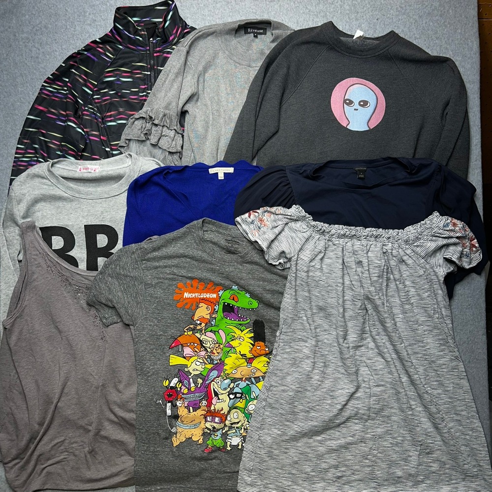 Fila Eileen Fisher Abercrombie Women Tops Lot 9pc S M Multicolor Mixed Style‎